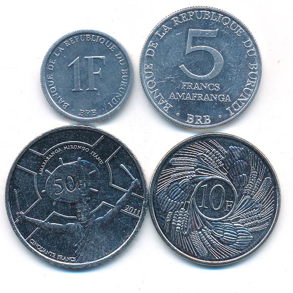 Бурунди, Набор монет