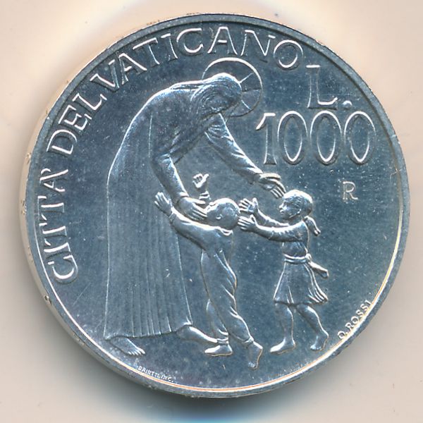 Ватикан, 1000 лир (1996 г.)