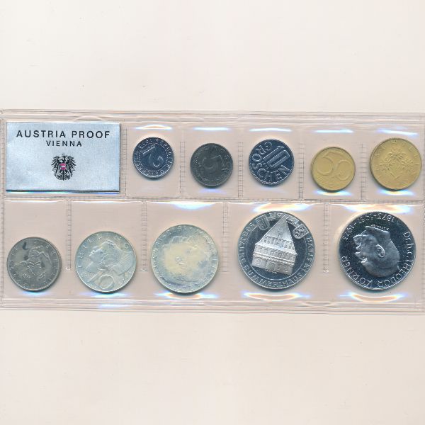 Австрия, Набор монет (1973 г.)