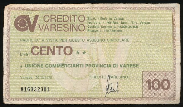 Италия, 100 лир (1978 г.)