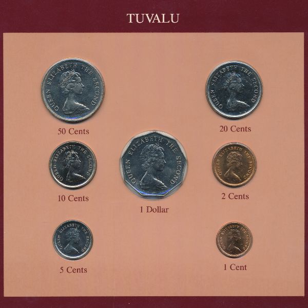 Тувалу, Набор монет (1985 г.)