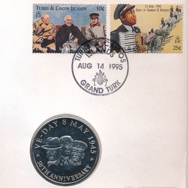 Теркс и Кайкос, 5 крон (1995 г.)