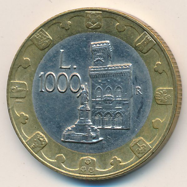 Сан-Марино, 1000 лир (1997 г.)
