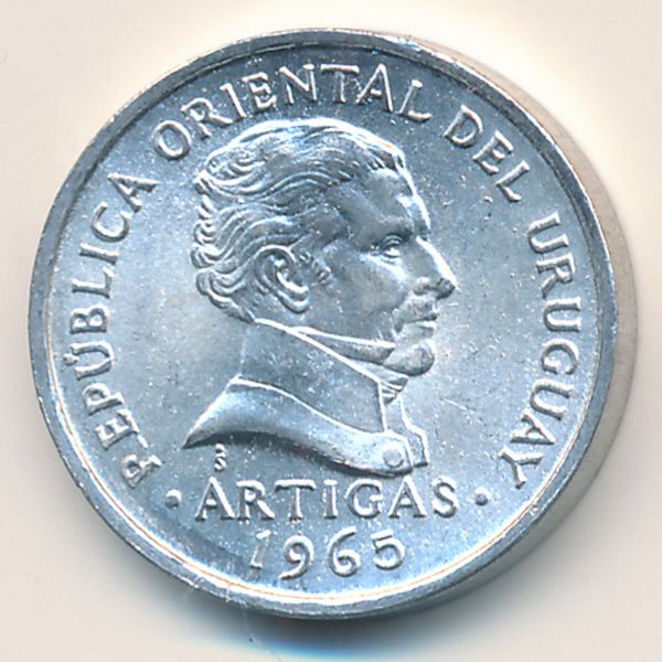 Уругвай, 20 сентесимо (1965 г.)