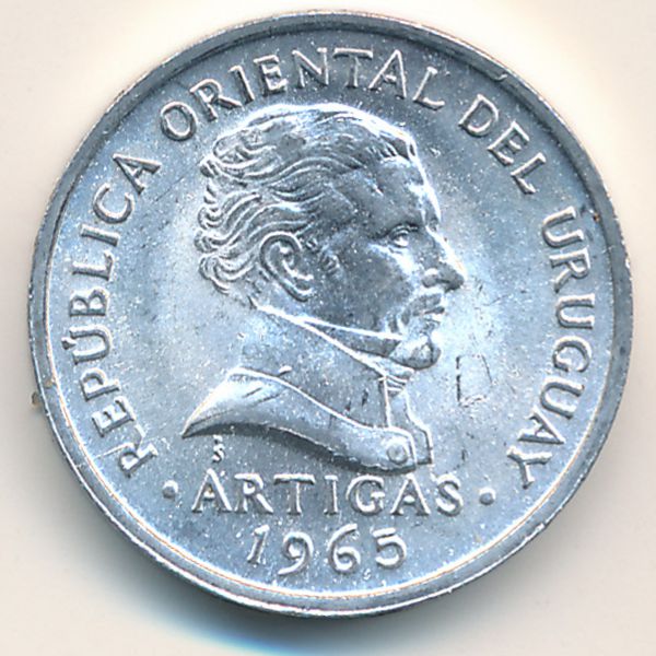 Уругвай, 20 сентесимо (1965 г.)