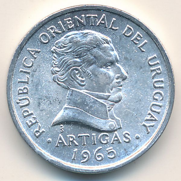 Уругвай, 20 сентесимо (1965 г.)