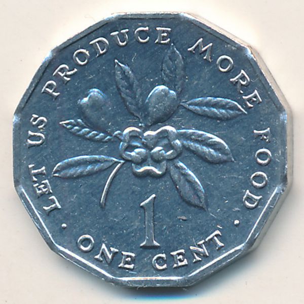 Ямайка, 1 цент (1991 г.)