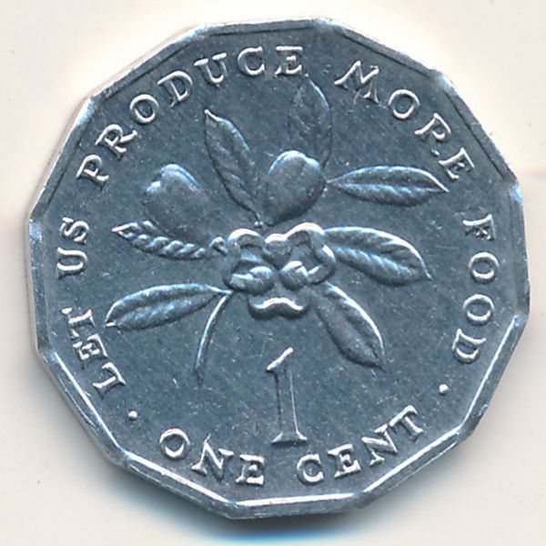 Ямайка, 1 цент (1991 г.)