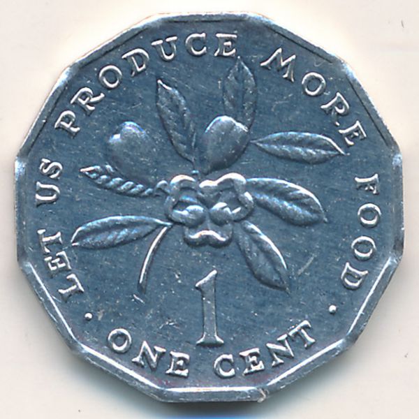 Ямайка, 1 цент (1991 г.)