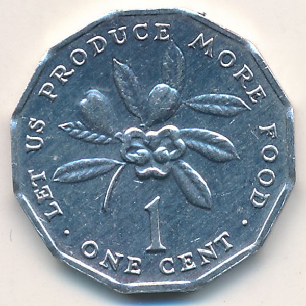 Ямайка, 1 цент (1991 г.)