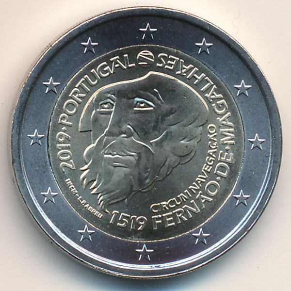 Португалия, 2 евро (2019 г.)