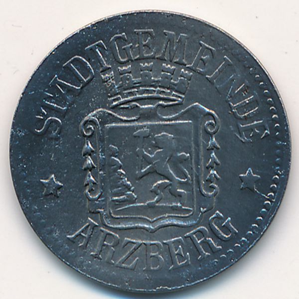 Арцберг., 10 пфеннигов (1917 г.)