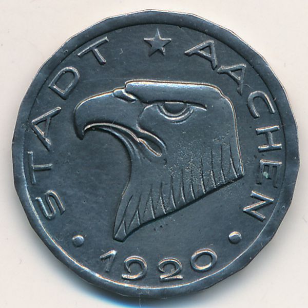 Ахен., 50 пфеннигов (1920 г.)