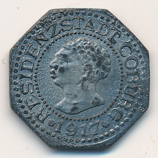 Кобург., 5 пфеннигов (1917 г.)