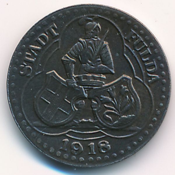 Фульда., 1 пфенниг (1918 г.)