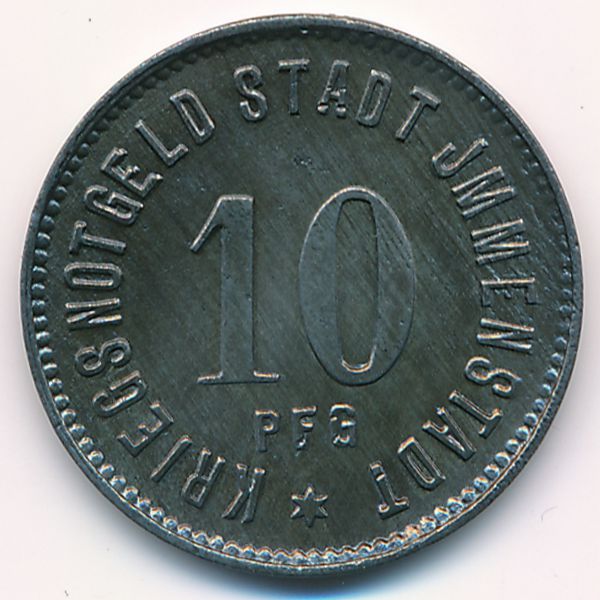 Имменштадт., 10 пфеннигов (1919 г.)