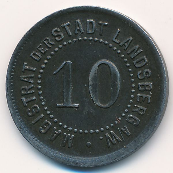 Ландсберг-на-Варте., 10 пфеннигов