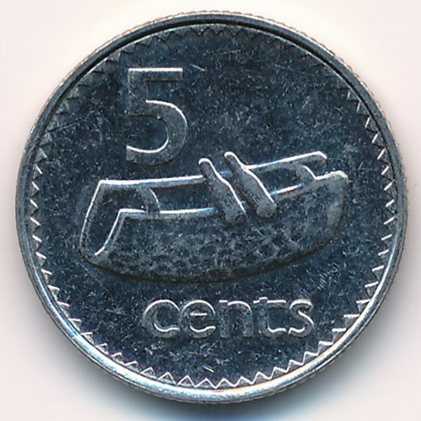 Фиджи, 5 центов (1992 г.)