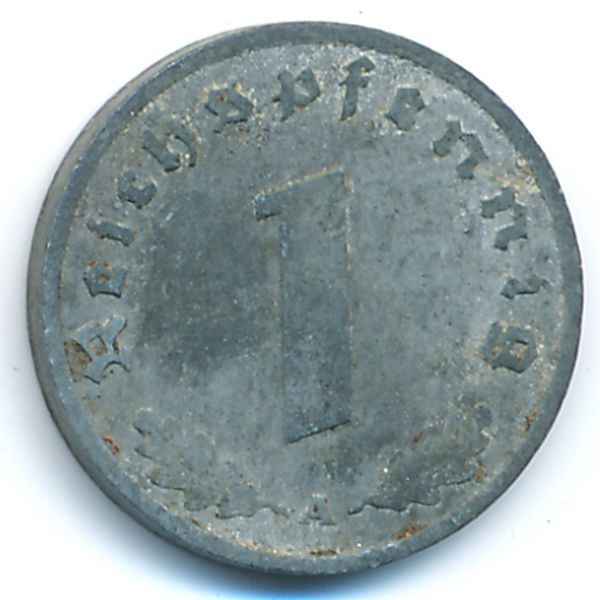 Третий Рейх, 1 рейхспфенниг (1942 г.)