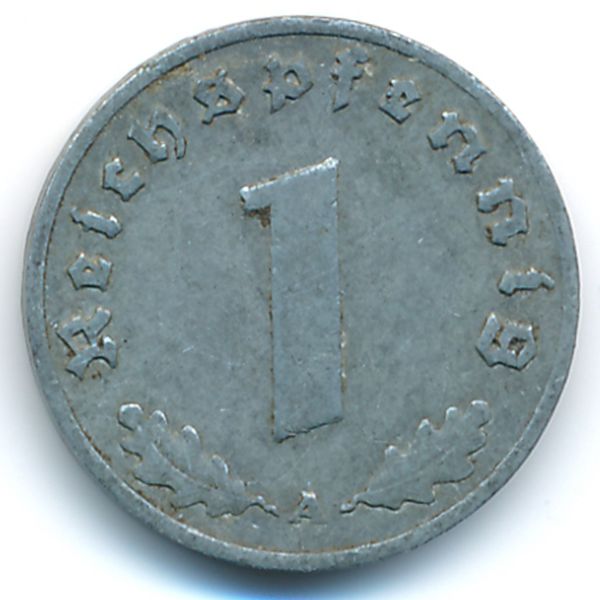 Третий Рейх, 1 рейхспфенниг (1942 г.)