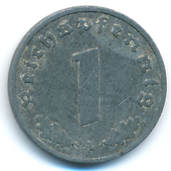 Третий Рейх, 1 рейхспфенниг (1943 г.)
