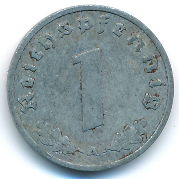 Третий Рейх, 1 рейхспфенниг (1943 г.)