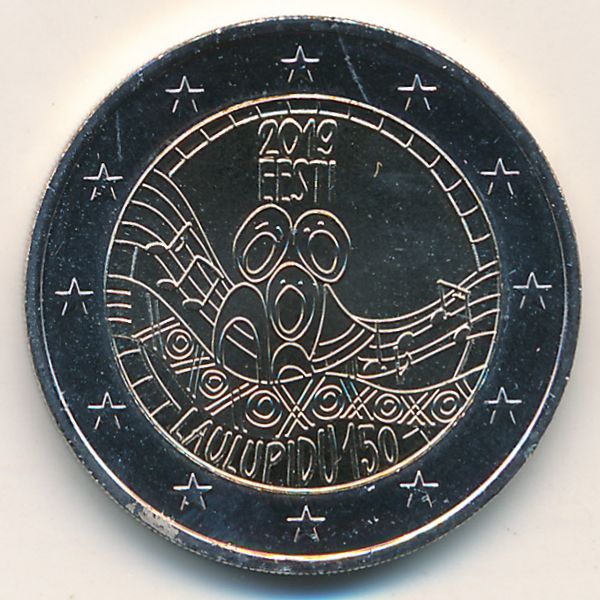 Эстония, 2 евро (2019 г.)