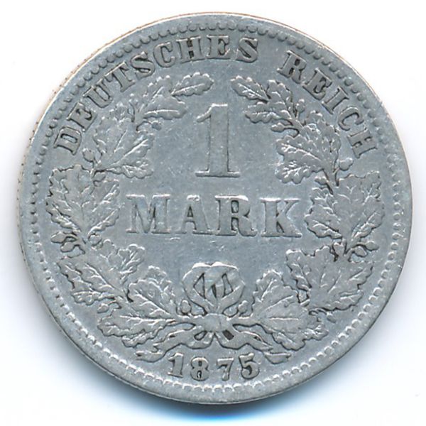 Германия, 1 марка (1875 г.)