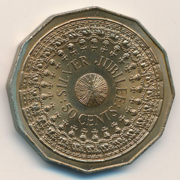 Австралия, 50 центов (1977 г.)