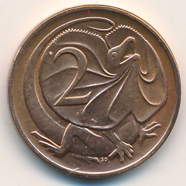 Австралия, 2 цента (1980 г.)