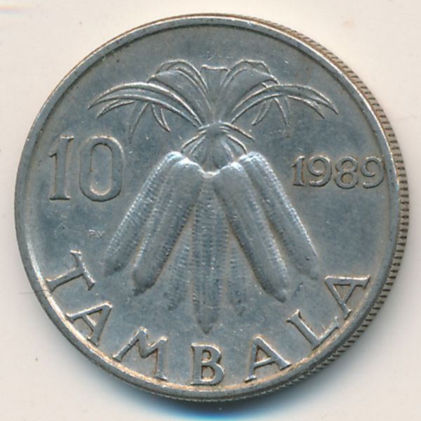 Малави, 10 тамбала (1989 г.)