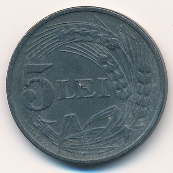 Румыния, 5 леев (1942 г.)