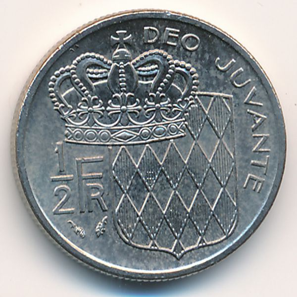 Монако, 1/2 франка (1975 г.)