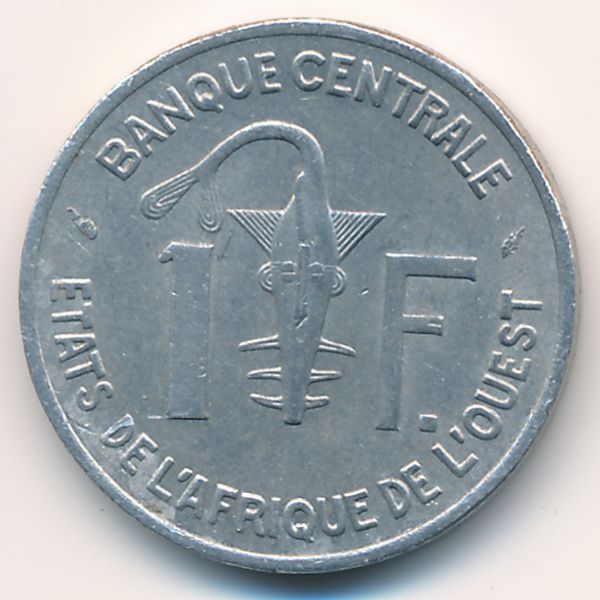 Западная Африка, 1 франк (1975 г.)