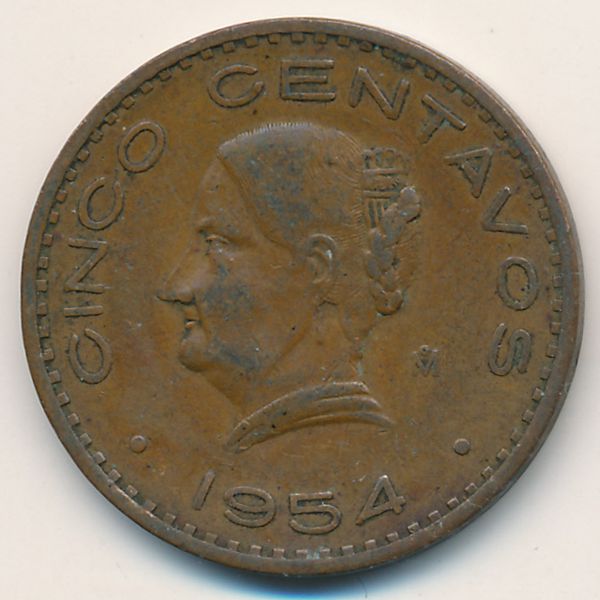 Мексика, 5 сентаво (1954 г.)