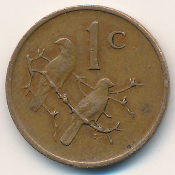 ЮАР, 1 цент (1974 г.)