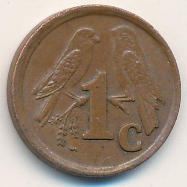 ЮАР, 1 цент (1991 г.)