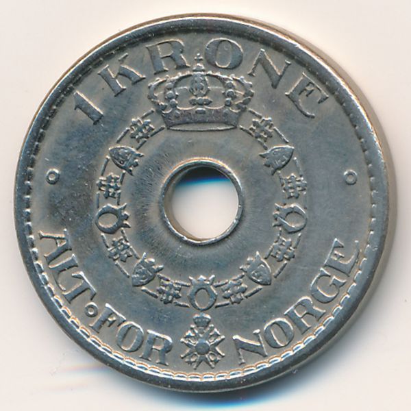 Норвегия, 1 крона (1951 г.)