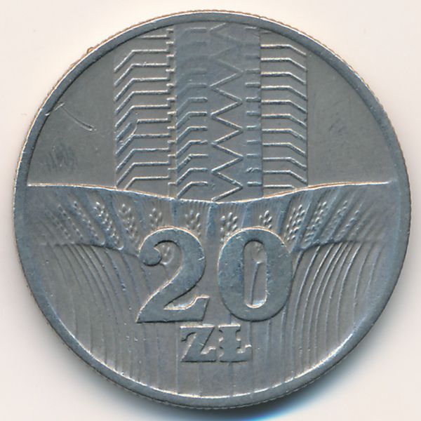 Польша, 20 злотых (1974 г.)