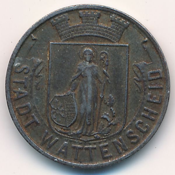 Ваттеншайд., 10 пфеннигов (1919 г.)