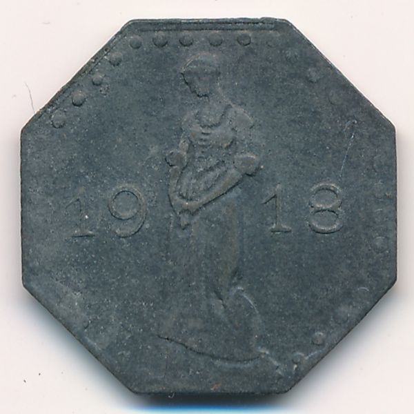 Хайльбронн., 50 пфеннигов (1918 г.)