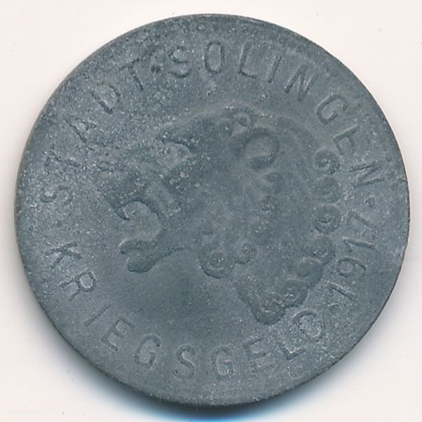 Золинген., 50 пфеннигов (1917 г.)