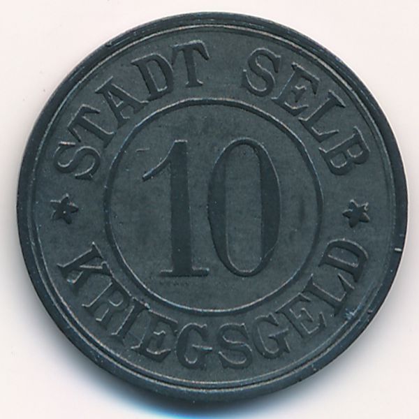 Зельб., 10 пфеннигов (1918 г.)