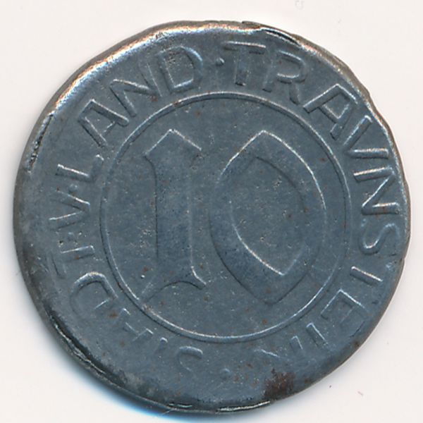 Траунштайн., 10 пфеннигов (1918 г.)