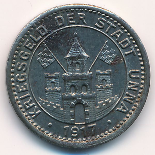 Унна., 10 пфеннигов (1917 г.)