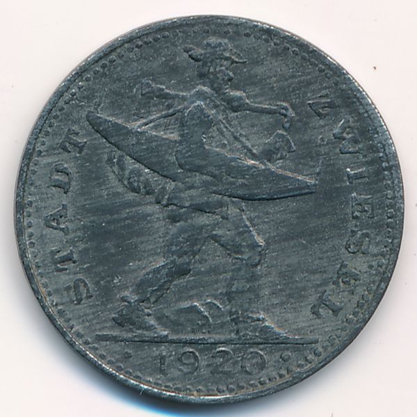 Цвизель., 20 пфеннигов (1920 г.)