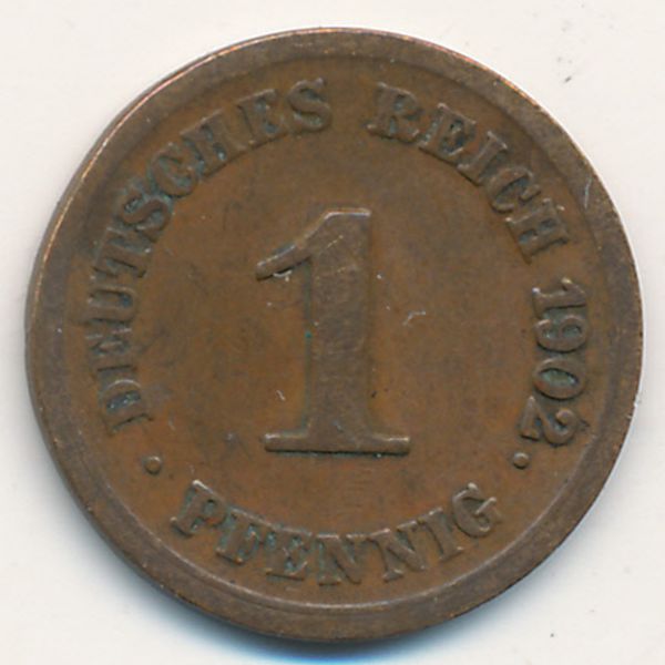 Германия, 1 пфенниг (1902 г.)