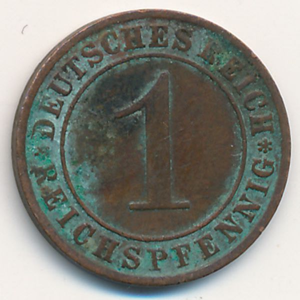 Веймарская республика, 1 рейхспфенниг (1931 г.)