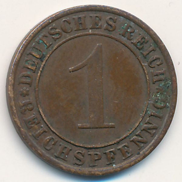 Веймарская республика, 1 рейхспфенниг (1936 г.)