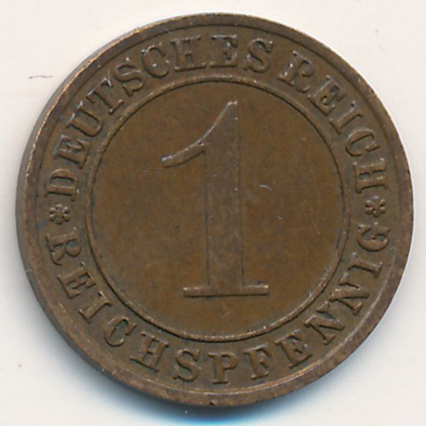Веймарская республика, 1 рейхспфенниг (1936 г.)